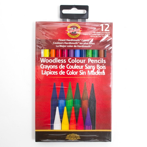 Koh-I-Noor, Sets, Colored Pencils, Art & School, Progresso, 12 color, Woodless, 85107